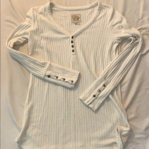 Chaser White long sleeve thermal